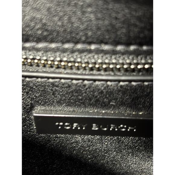 Tory Burch Fleming Matte Shoulder Bag - Black - Picture 8 of 16